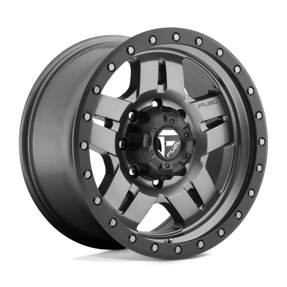 Jante aluminium 4x4 FUEL D558 Anza Matte GUN Metal Black Bead Ring • 20"x10" • 5x127 • CB78.1 • ET-18