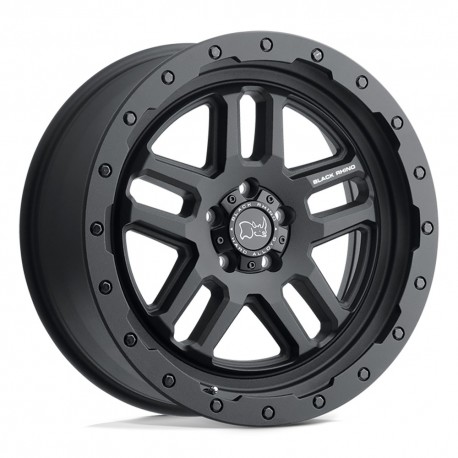 Jante aluminium 4x4 BLACK RHINO Textured Matte Black Barstow • 20"x9.5" • 5x127 • CB71.5 • ET-18 