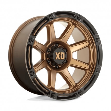 Jante aluminium 4x4 KMC XD863 Matte Bronze W/ Black LIP XD Series • 20"x10" • 5x127 • CB71.5 • ET-18 