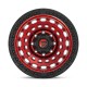 Jante aluminium 4x4 FUEL D632 Zephyr Candy RED Black Bead Ring • 20"x9" • 5x127 • CB71.5 • ET1 