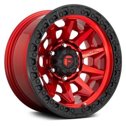 Jante aluminium 4x4 FUEL D695 Covert Candy Red/Black Ring • 20"x9" • 5x127 • CB71.5 • ET1