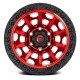 Jante aluminium 4x4 FUEL D695 Covert Candy Red/Black Ring • 20"x9" • 5x127 • CB71.5 • ET1 