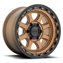 Jante aluminium 4x4 KMC KM548 Chase Matte Bronze W/ Black LIP • 20"x9" • 5x127 • CB71.5 • ET18