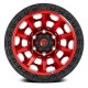 Jante aluminium 4x4 FUEL D695 Covert Candy Red/Black Ring • 20"x9" • 5x127 • CB71.5 • ET20 