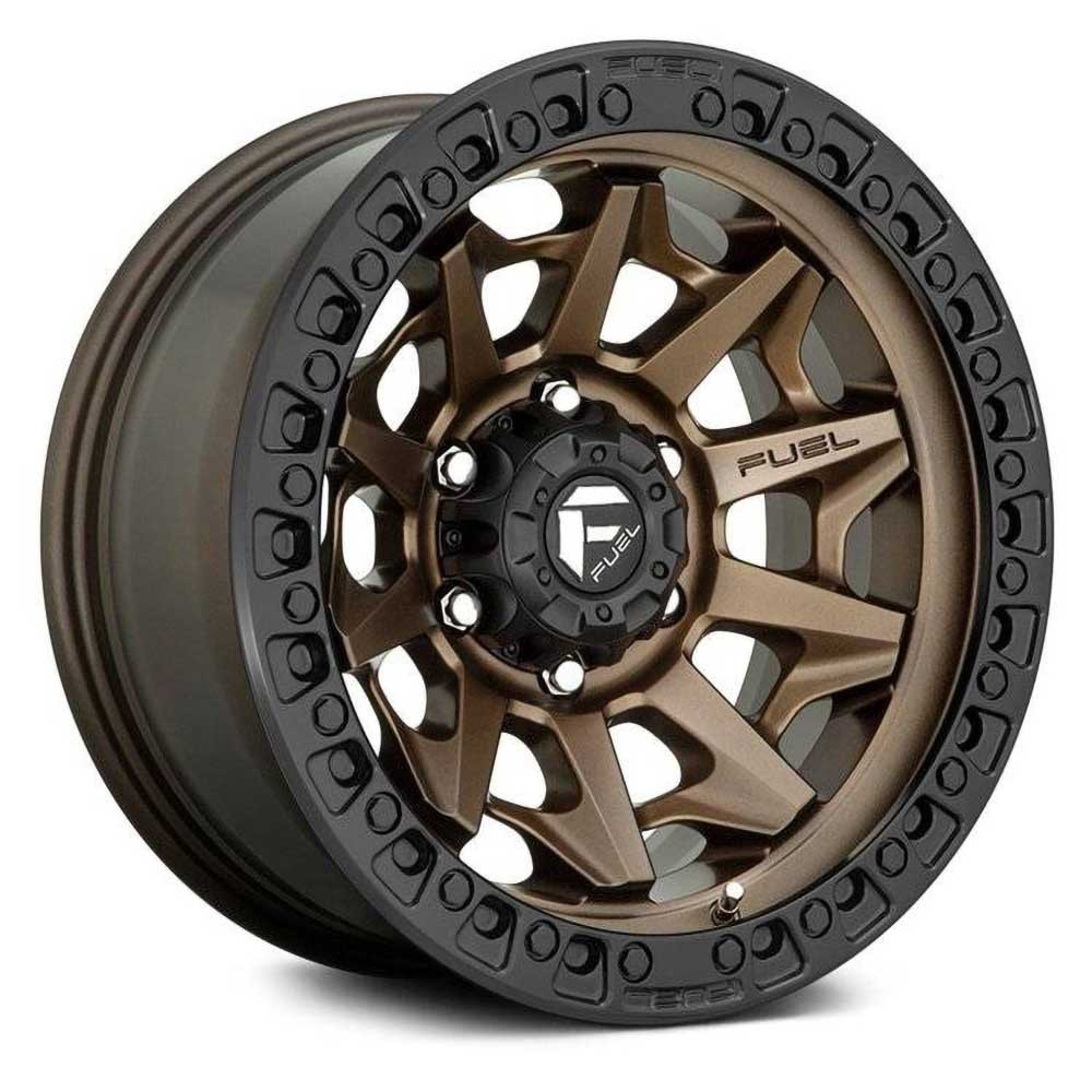 Jante aluminium 4x4 FUEL D696 Covert Matte Bronze/Black Ring • 20"x9" • 5x127 • CB71.5 • ET20