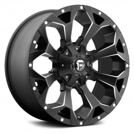 Jante aluminium 4x4 FUEL D546 Assault Matte Black Milled • 20"x9" • 5x127 / 5x108 • CB71.5 • ET30 