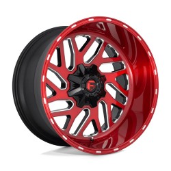 Jante aluminium 4x4 FUEL D691 Triton Candy RED Milled • 20"x10" • 5x127 / 5x114.3 • CB78.1 • ET-18 