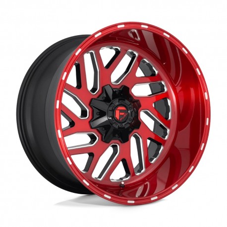 Jante aluminium 4x4 FUEL D691 Triton Candy RED Milled • 20"x10" • 5x127 / 5x114.3 • CB78.1 • ET-18 