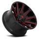 Jante aluminium 4x4 FUEL D643 Contra Gloss Black/Red Tinted Clear Accents • 20"x9" • 5x127 / 5x114.3 • CB78.1 • ET1 