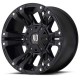 Jante aluminium 4x4 KMC XD822 Monster II Matte Black XD Series • 20"x9" • 5x127 / 5x139.7 • CB78.3 • ET0 