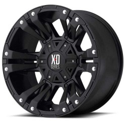 Jante aluminium 4x4 KMC XD822 Monster II Matte Black XD Series • 20"x9" • 5x127 / 5x139.7 • CB78.3 • ET0