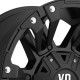 Jante aluminium 4x4 KMC XD822 Monster II Matte Black XD Series • 20"x9" • 5x127 / 5x139.7 • CB78.3 • ET0 