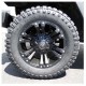 Jante aluminium 4x4 KMC XD822 Monster II Matte Black XD Series • 20"x9" • 5x127 / 5x139.7 • CB78.3 • ET0 