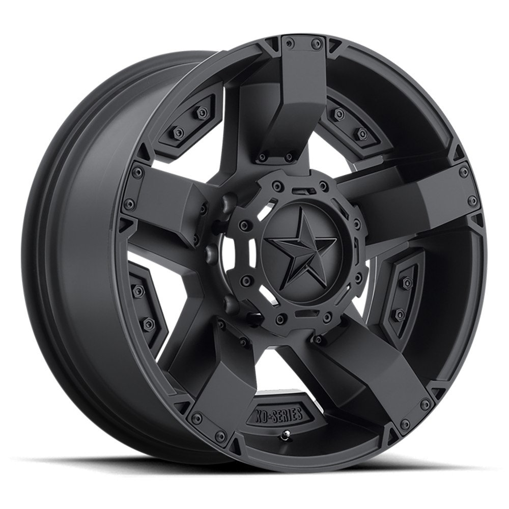 Jante aluminium 4x4 KMC XD811 Rockstar II Matte Black W/ Accents XD Series • 20"x9" • 5x127 / 5x139.7 • CB78.1 • ET18