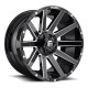 Jante aluminium 4x4 FUEL D615 Contra Gloss Black Milled • 20"x10" • 5x139.7 / 5x150 • CB110.1 • ET-18 