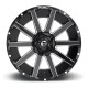 Jante aluminium 4x4 FUEL D615 Contra Gloss Black Milled • 20"x10" • 5x139.7 / 5x150 • CB110.1 • ET-18 