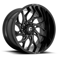 Jante aluminium 4x4 FUEL D741 Runner Gloss Black Milled • 20"x10" • 6x135 • CB87.1 • ET-18 