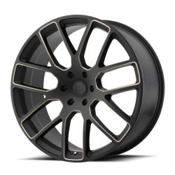 Jante aluminium 4x4 BLACK RHINO Matte Black/Dark Tint Milled Kunene • 20"x9" • 6x135 • CB87.1 • ET30 