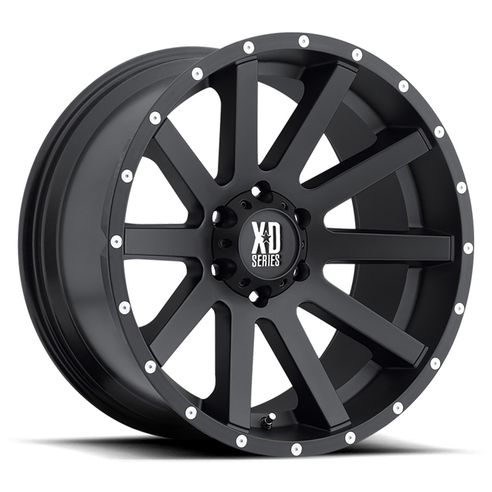 Jante aluminium 4x4 KMC XD818 Heist Satin Black XD Series • 20"x10" • 6x139.7 • CB106.1 • ET-24