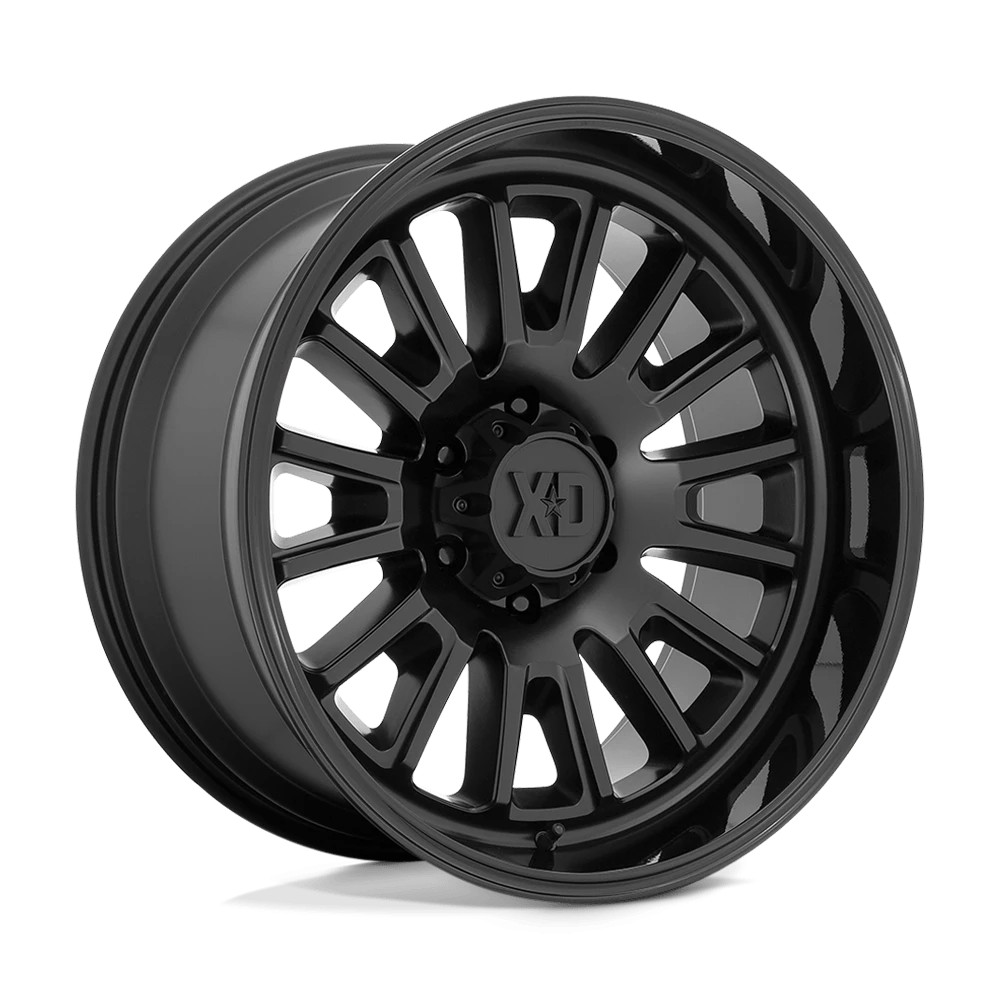 Jante aluminium 4x4 KMC XD864 Rover Satin Black W/ Gloss Black LIP XD Series • 20"x10" • 6x139.7 • CB106.1 • ET-18