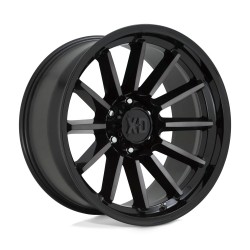 Jante aluminium 4x4 KMC XD855 Luxe Gloss Black Machined W/ Gray Tint XD Series • 20"x10" • 6x139.7 • CB106.1 • ET-18 