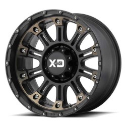 Jante aluminium 4x4 KMC XD829 Hoss II Satin Black/Machined Dark Tint XD Series • 20"x9" • 6x139.7 • CB106.25 • ET-12