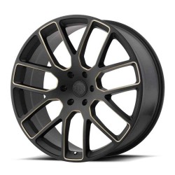 Jante aluminium 4x4 BLACK RHINO Matte Black/Dark Tint Milled Kunene • 20"x9" • 6x139.7 • CB112.1 • ET0 