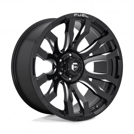 Jante aluminium 4x4 FUEL D673 Blitz Gloss Black Milled • 20"x9" • 6x139.7 • CB106,1 • ET1 