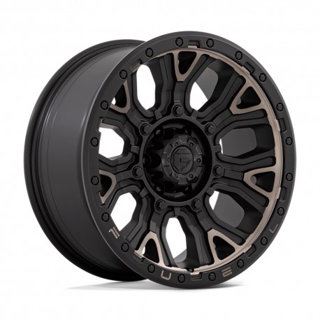 Jante aluminium 4x4 FUEL D824 Traction Matte Black W/ Double Dark Tint • 20"x9" • 6x139.7 • CB106.1 • ET1 