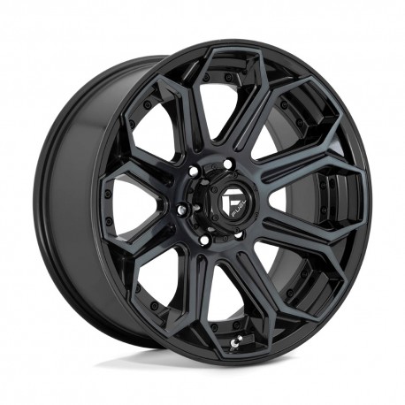 Jante aluminium 4x4 FUEL D704 Siege Gloss Machined Double Dark Tint • 20"x9" • 6x139.7 • CB106.1 • ET1 