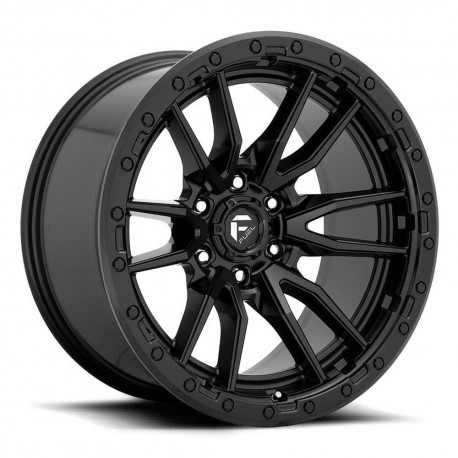 Jante aluminium 4x4 FUEL D679 Rebel 6 Matte Black • 20"x9" • 6x139.7 • CB106.1 • ET1 