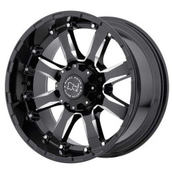 Jante aluminium 4x4 BLACK RHINO Gloss Black Milled Sierra • 20"x9" • 6x139.7 • CB112.1 • ET12