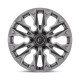 Jante aluminium 4x4 FUEL D806 Flame Platinum • 20"x9" • 6x139.7 • CB106.1 • ET20 