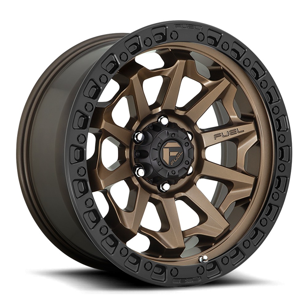 Jante aluminium 4x4 FUEL D696 Covert Matte Bronze Black Bead Ring • 20"x9" • 6x139.7 • CB106.1 • ET20