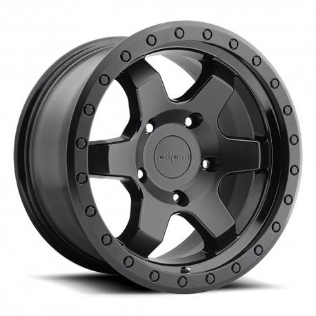 Jante aluminium 4x4 ROTIFORM SIX-OR Black on Black • 20"x9" • 6x139.7 • CB106.25 • ET35 