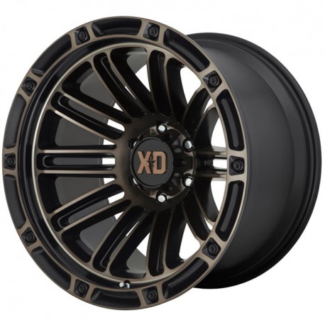 Jante aluminium 4x4 KMC XD846 Double Deuce Satin Black/Dark Tint XD Series • 20"x9" • 6x139.7 • CB106.25 • ET 