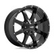 Jante aluminium 4x4 MOTO METAL MO970 Gloss Black W/ Milled LIP • 20"x10" • 6x139.7 / 6x135 • CB106.1 • ET-24 