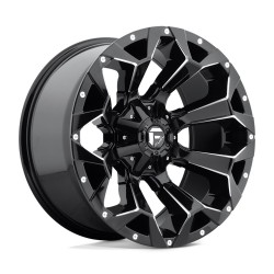 Jante aluminium 4x4 FUEL D576 Assault Gloss Black Milled • 20"x10" • 6x139.7 / 6x135 • CB106.1 • ET-22