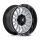 Jante aluminium 4x4 FUEL D798 ARC Silver Brushed Face W/ Milled Black LIP • 20"x10" • 6x139.7 / 6x135 • CB106.1 • ET-18 