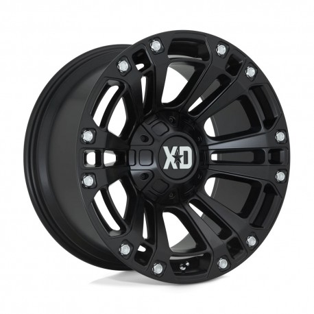 Jante aluminium 4x4 KMC XD851 Monster 3 Satin Black XD Series • 20"x10" • 6x139.7 / 6x135 • CB106.1 • ET-18 