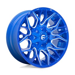 Jante aluminium 4x4 FUEL D770 Twitch Anodized Blue Milled • 20"x10" • 6x139.7 / 6x135 • CB106.1 • ET-18