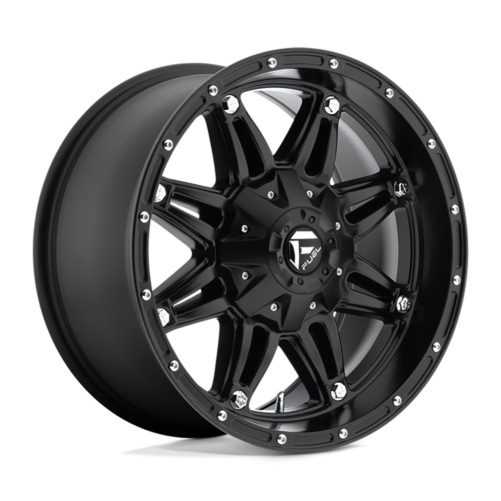 Jante aluminium 4x4 FUEL D531 Hostage Matte Black • 20"x9" • 6x139.7 / 6x135 • CB106.1 • ET-12