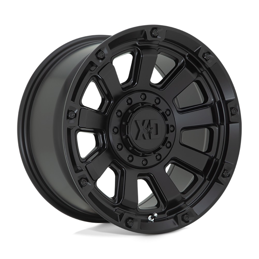 Jante aluminium 4x4 KMC XD852 Gauntlet Satin Black XD Series • 20"x9" • 6x139.7 / 6x135 • CB106.1 • ET0