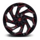 Jante aluminium 4x4 FUEL D755 Reaction Gloss Black Milled W/ RED Tint • 20"x9" • 6x139.7 / 6x135 • CB106.1 • ET1 