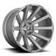 Jante aluminium 4x4 FUEL D714 Contra Brushed Gun Metal/Tinted Clear • 20"x9" • 6x139.7 / 6x135 • CB106.1 • ET2 