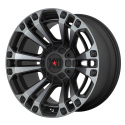 Jante aluminium 4x4 KMC XD851 Monster Satin Black/Gray Tint XD Series • 20"x9" • 6x139.7 / 6x135 • CB106.25 • ET18 