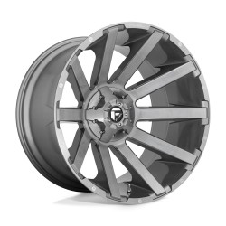 Jante aluminium 4x4 FUEL D714 Contra Platinum Brushed GUN Metal Tinted Clear • 20"x9" • 6x139.7 / 6x135 • CB106.1 • ET19