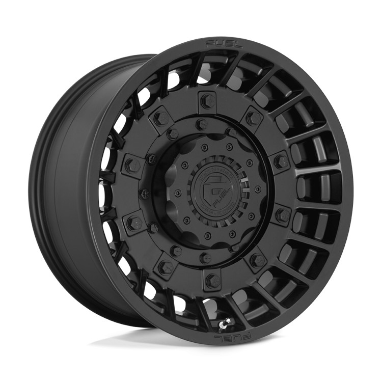 Jante aluminium 4x4 FUEL D723 Militia Matte Black • 20"x10" • 8x165.1 • CB125.1 • ET-18