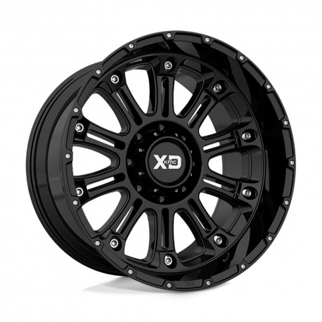 Jante aluminium 4x4 KMC XD829 Hoss II Gloss Black XD Series • 20"x9" • 8x170 • CB125.1 • ET-12 