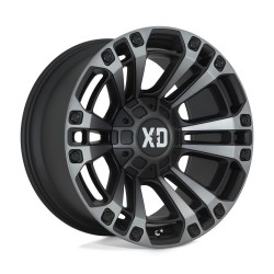 Jante aluminium 4x4 KMC XD851 Monster 3 Satin Black W/ Gray Tint XD Series • 20"x9" • 8x170 • CB125.1 • ET18